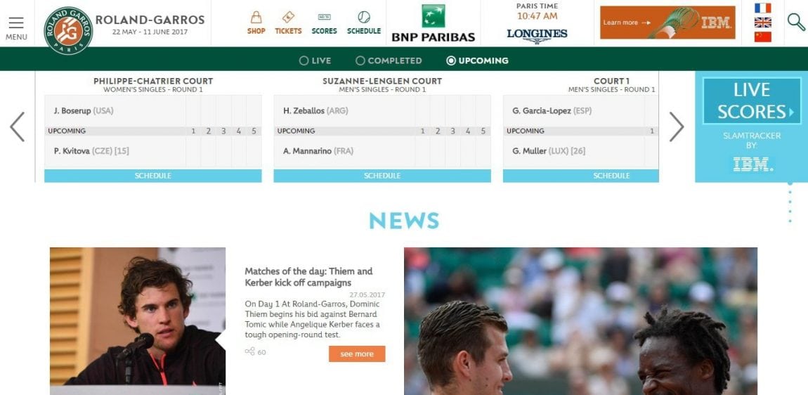 french open 2017 offizielle webseite